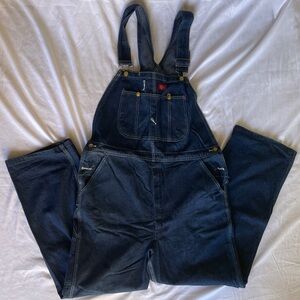 Dickies 40x32 Men's Blue Denim Overalls
